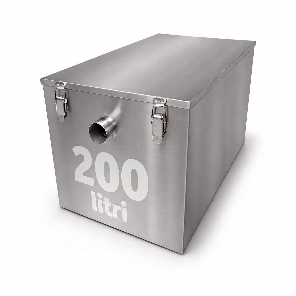 Separador de grasas de pie 200L - separador de grasas de acero inoxidable