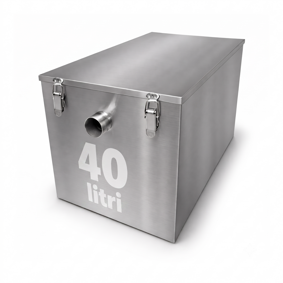 Separador de grasas bajo fregadero 40L - separador de grasas de acero inoxidable