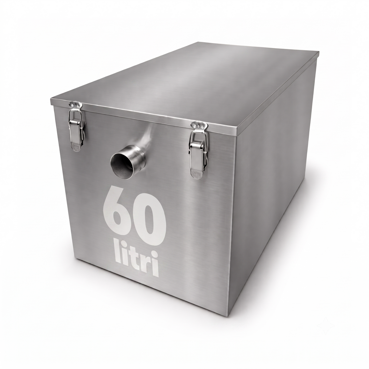 Separador de grasas bajo fregadero 60L - separador de grasas de acero inoxidable