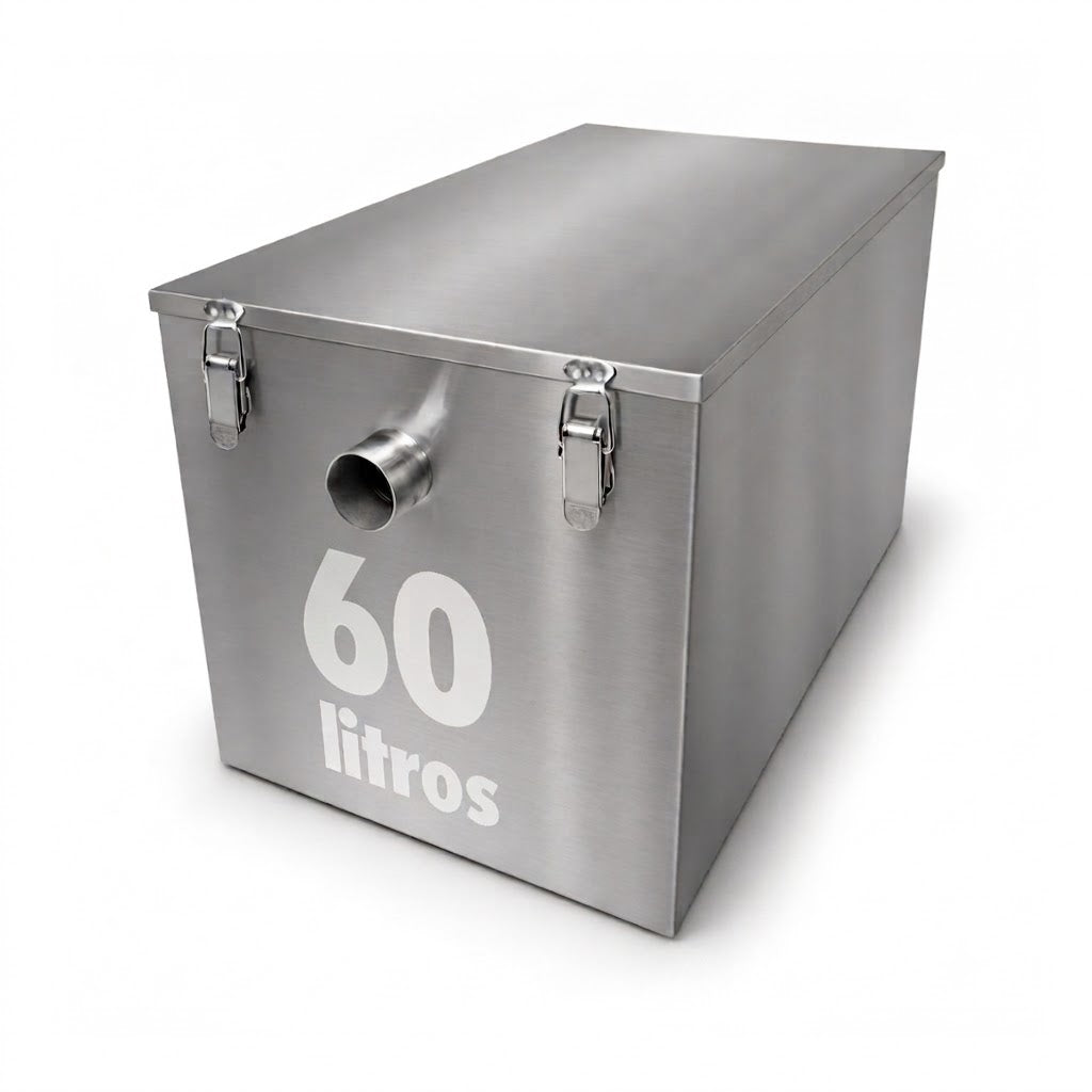 Separador de grasas inox 60 litros