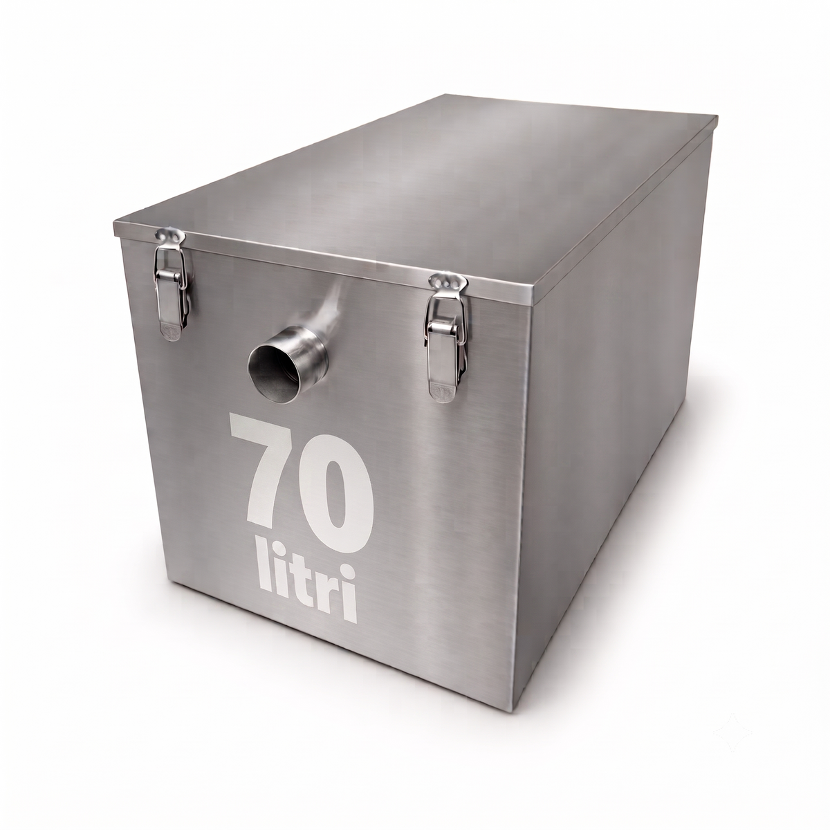 Separador de grasas bajo fregadero 70L - separador de grasas de acero inoxidable