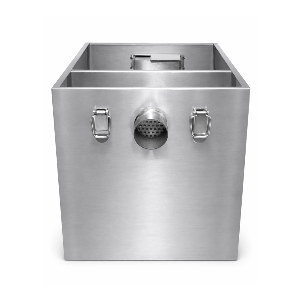 Separador de grasas de pie 120L - separador de grasas de acero inoxidable 3